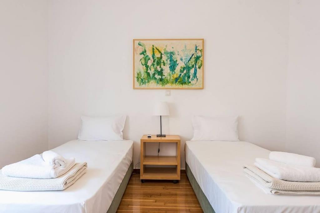 Appartamento Casa Pamisou near Attiki metro station Atene Esterno foto